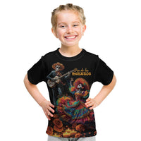 Mexico Dia de los Muertos Kid T Shirt La Calavera Catrina - Wonder Print Shop