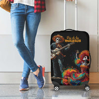 Mexico Dia de los Muertos Luggage Cover La Calavera Catrina - Wonder Print Shop