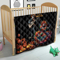 Mexico Dia de los Muertos Quilt La Calavera Catrina - Wonder Print Shop