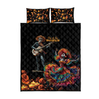 Mexico Dia de los Muertos Quilt Bed Set La Calavera Catrina - Wonder Print Shop