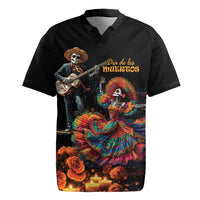 Mexico Dia de los Muertos Rugby Jersey La Calavera Catrina - Wonder Print Shop