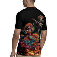 Mexico Dia de los Muertos Rugby Jersey La Calavera Catrina - Wonder Print Shop