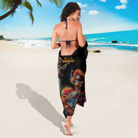 Mexico Dia de los Muertos Sarong La Calavera Catrina - Wonder Print Shop