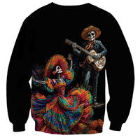 Mexico Dia de los Muertos Sweatshirt La Calavera Catrina - Wonder Print Shop