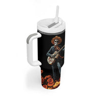 Mexico Dia de los Muertos Tumbler With Handle La Calavera Catrina - Wonder Print Shop