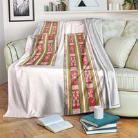 Lithuania Folk Pattern Vytis Motif Blanket