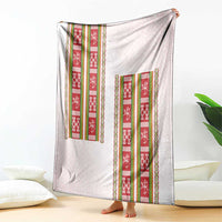 Lithuania Folk Pattern Vytis Motif Blanket