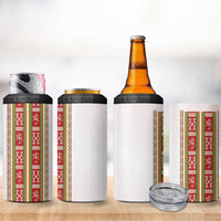 Lithuania Folk Pattern Vytis Motif 4 in 1 Can Cooler Tumbler