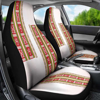 Lithuania Folk Pattern Vytis Motif Car Seat Cover
