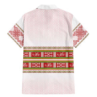 Lithuania Folk Pattern Vytis Motif Family Matching Mermaid Dress and Hawaiian Shirt