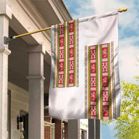 Lithuania Folk Pattern Vytis Motif Garden Flag