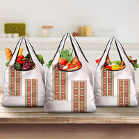 Lithuania Folk Pattern Vytis Motif Grocery Bag