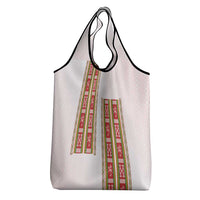 Lithuania Folk Pattern Vytis Motif Grocery Bag