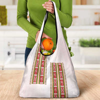 Lithuania Folk Pattern Vytis Motif Grocery Bag