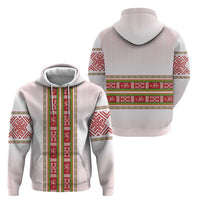 Lithuania Folk Pattern Vytis Motif Hoodie