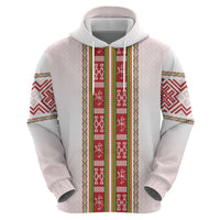 Lithuania Folk Pattern Vytis Motif Hoodie
