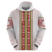Lithuania Folk Pattern Vytis Motif Hoodie