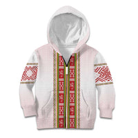 Lithuania Folk Pattern Vytis Motif Kid Hoodie