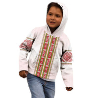 Lithuania Folk Pattern Vytis Motif Kid Hoodie
