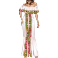 Lithuania Folk Pattern Vytis Motif Mermaid Dress