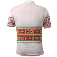 Lithuania Folk Pattern Vytis Motif Polo Shirt
