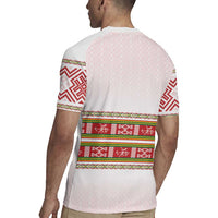 Lithuania Folk Pattern Vytis Motif Rugby Jersey