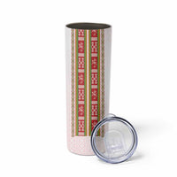 Lithuania Folk Pattern Vytis Motif Skinny Tumbler
