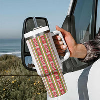 Lithuania Folk Pattern Vytis Motif Tumbler With Handle