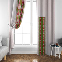 Lithuania Folk Pattern Vytis Motif Window Curtain