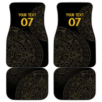 Mexico Football Custom Car Mats Viva Mexicana Aztec Inspired