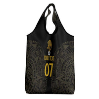 Mexico Football Custom Grocery Bag Viva Mexicana Aztec Inspired