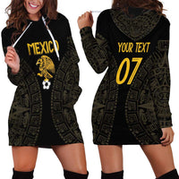 Mexico Football Custom Hoodie Dress Viva Mexicana Aztec Inspired