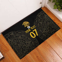 Mexico Football Custom Rubber Doormat Viva Mexicana Aztec Inspired