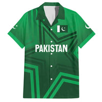 Pakistan Cricket World Cup 2024 Family Matching Short Sleeve Bodycon Dress and Hawaiian Shirt Star Jersey Inspired - Wonder Print Shop