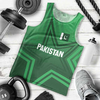 Pakistan Cricket World Cup 2024 Men Tank Top Star Jersey Inspired - Wonder Print Shop