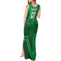 Pakistan Cricket World Cup 2024 Tank Maxi Dress Star Jersey Inspired - Wonder Print Shop