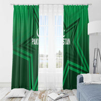 Pakistan Cricket World Cup 2024 Window Curtain Star Jersey Inspired - Wonder Print Shop