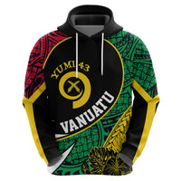 Personalised Vanuatu Hoodie Independence Day Yumi 43 - Wonder Print Shop