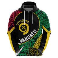 Personalised Vanuatu Hoodie Independence Day Yumi 43 - Wonder Print Shop