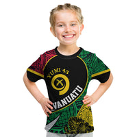 Personalised Vanuatu Kid T Shirt Independence Day Yumi 43 - Wonder Print Shop