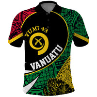 Personalised Vanuatu Polo Shirt Independence Day Yumi 43 - Wonder Print Shop