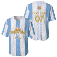 Argentina Football Custom Baseball Jersey 2024 Albiceleste Grunge LT7 - Wonder Print Shop