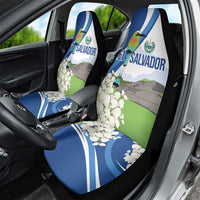 El Salvador Tazumal Car Seat Cover Flor de Izote with Torogoz Bird - Wonder Print Shop