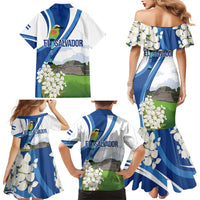 El Salvador Tazumal Family Matching Mermaid Dress and Hawaiian Shirt Flor de Izote with Torogoz Bird - Wonder Print Shop