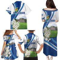 El Salvador Tazumal Family Matching Puletasi and Hawaiian Shirt Flor de Izote with Torogoz Bird - Wonder Print Shop
