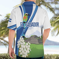 El Salvador Tazumal Hawaiian Shirt Flor de Izote with Torogoz Bird - Wonder Print Shop