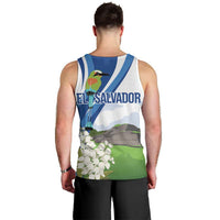 El Salvador Tazumal Men Tank Top Flor de Izote with Torogoz Bird - Wonder Print Shop
