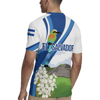 El Salvador Tazumal Rugby Jersey Flor de Izote with Torogoz Bird - Wonder Print Shop