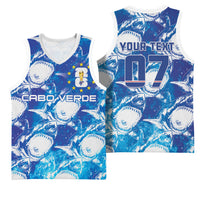 Cabo Verde WC2026 Prematch Guernsey Inspired Custom Basketball Jersey Tubaroes Azuis Making History