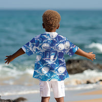 Cabo Verde WC2026 Prematch Guernsey Inspired Custom Kid Hawaiian Shirt Tubaroes Azuis Making History